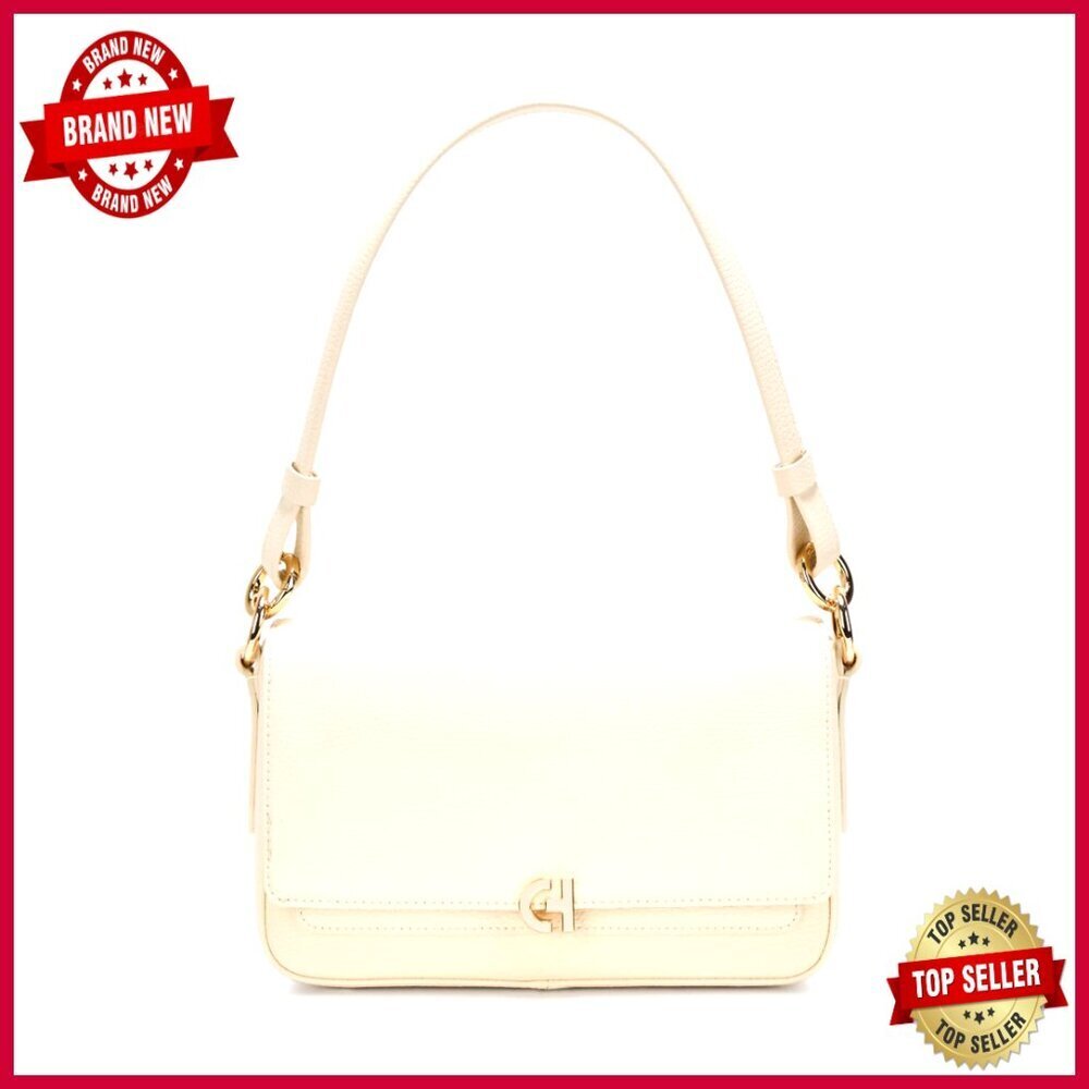 Mini Leather Shoulder Bag Crossbody Satchel with Interior Pockets